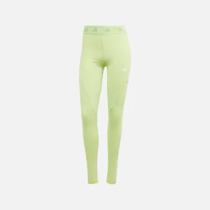 Adidas Techfit Hyperglam Full Length Women's Training Legging -Pulse Lime/Lucid Lime