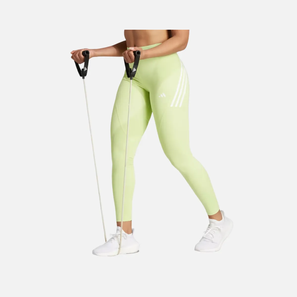 Adidas Techfit Hyperglam Full Length Women's Training Legging -Pulse Lime/Lucid Lime