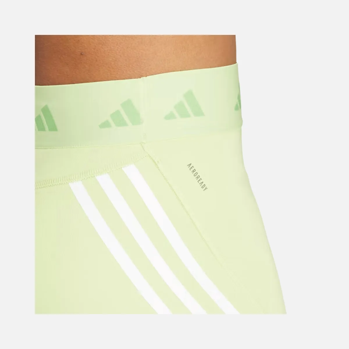 Adidas Techfit Hyperglam Full Length Women's Training Legging -Pulse Lime/Lucid Lime