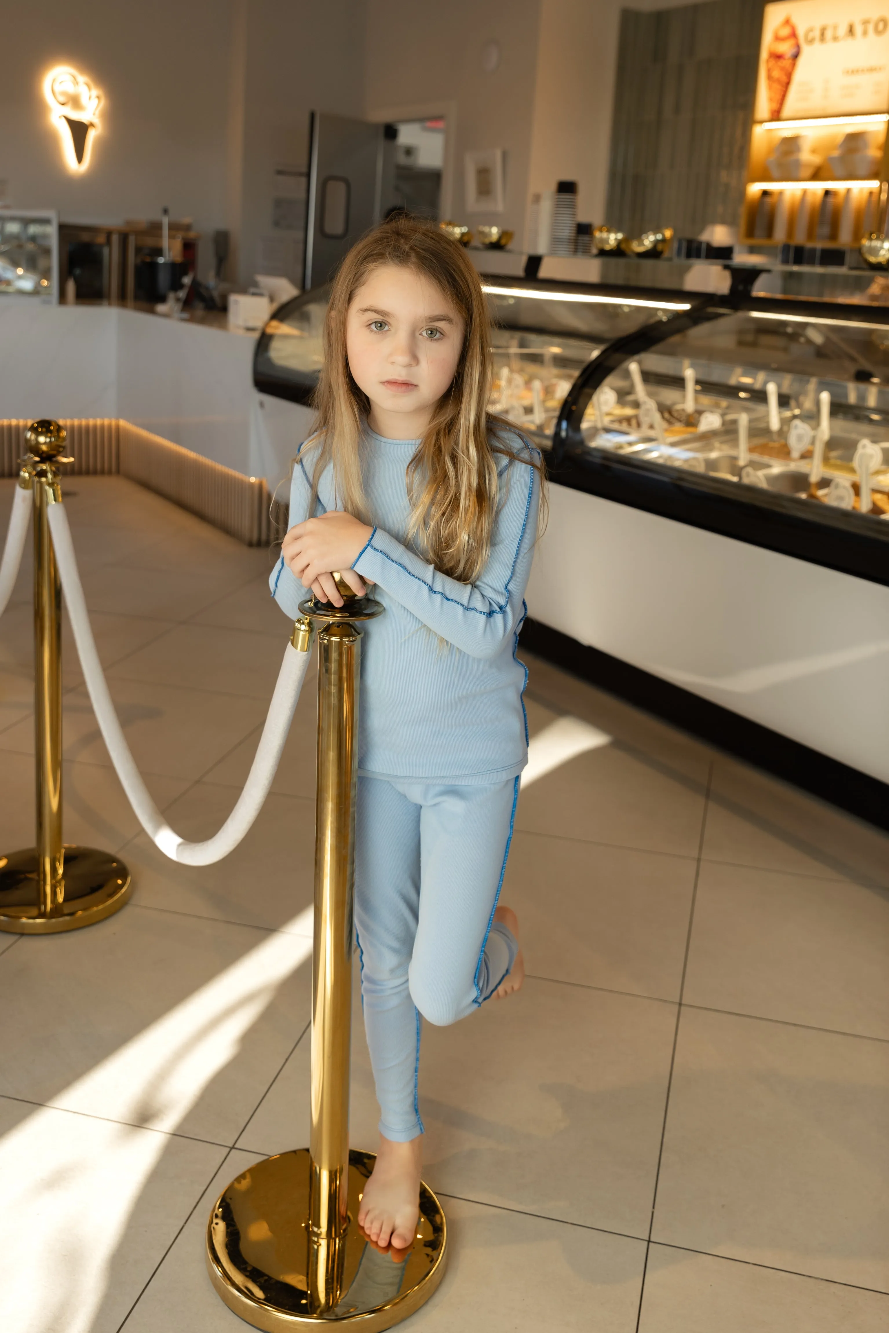 BEE & DEE 2PC CLASSIC RIBBED PAJAMAS
