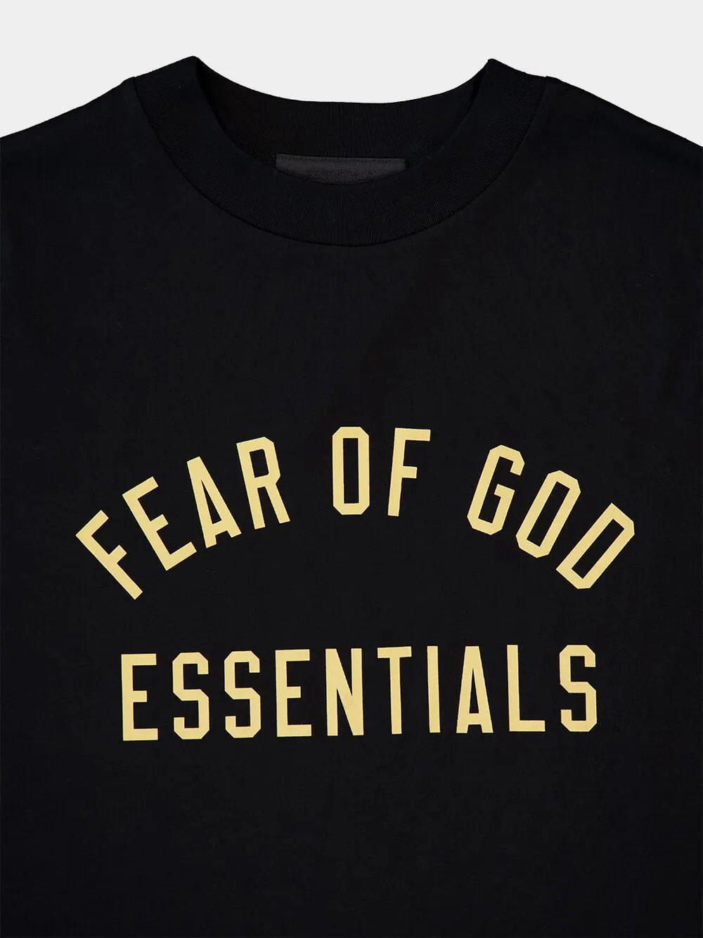 Black Essentials Jersey T-Shirt with Logo