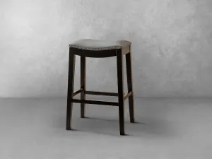 Chapin Leather Bar Stool