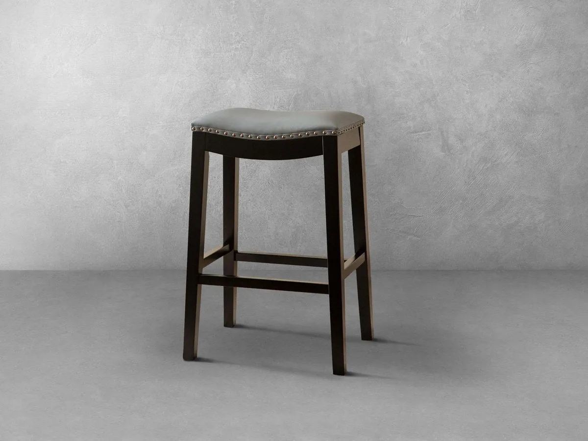 Chapin Leather Bar Stool