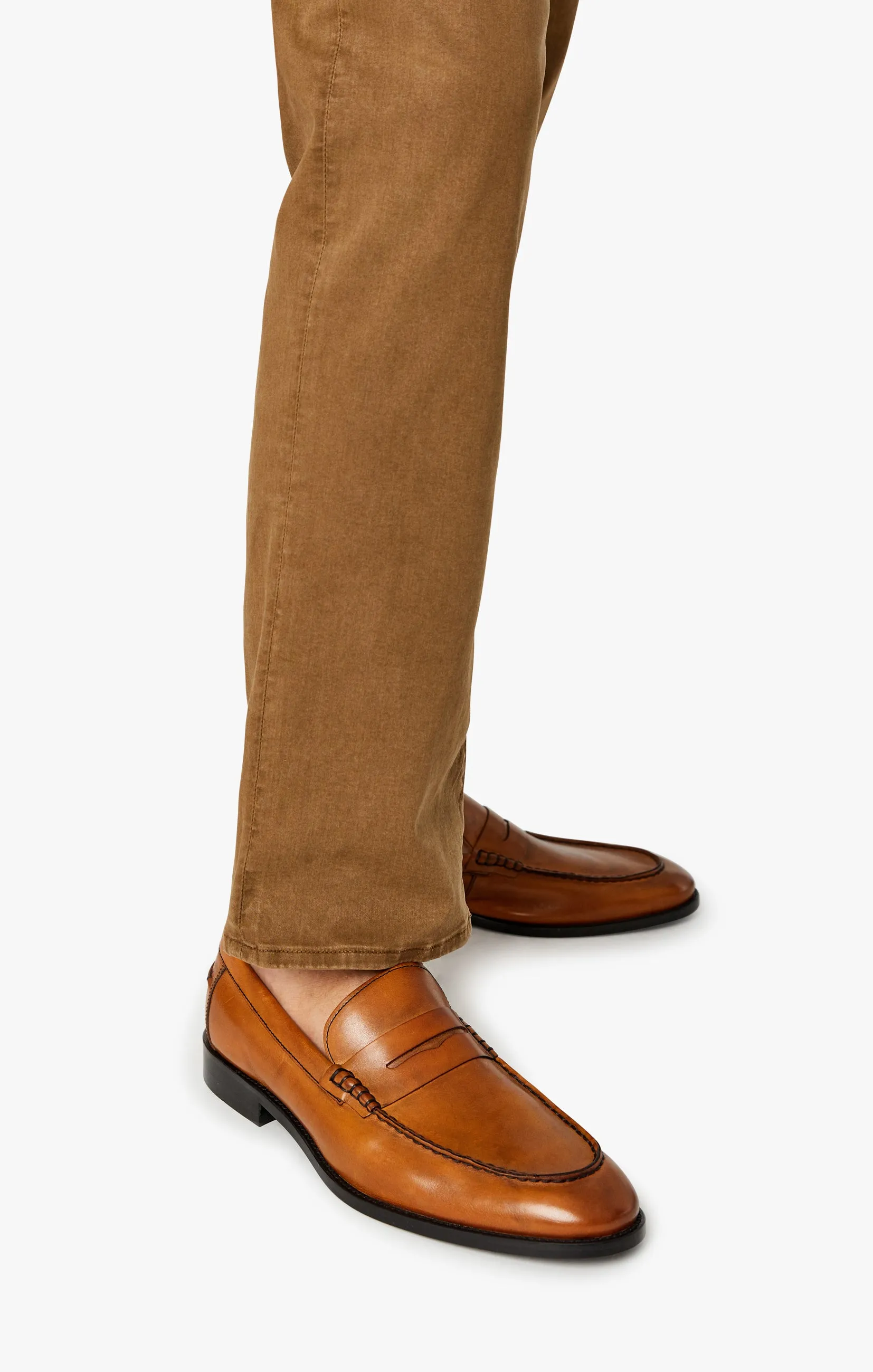 Charisma Relaxed Straight Leg in Tobacco Twill