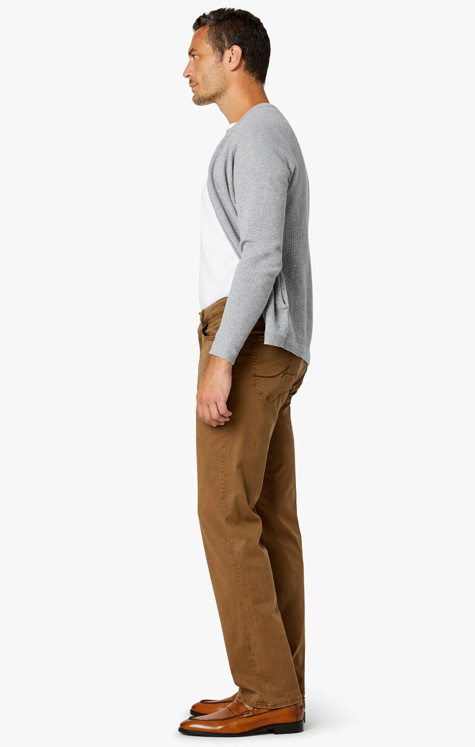 Charisma Relaxed Straight Leg in Tobacco Twill