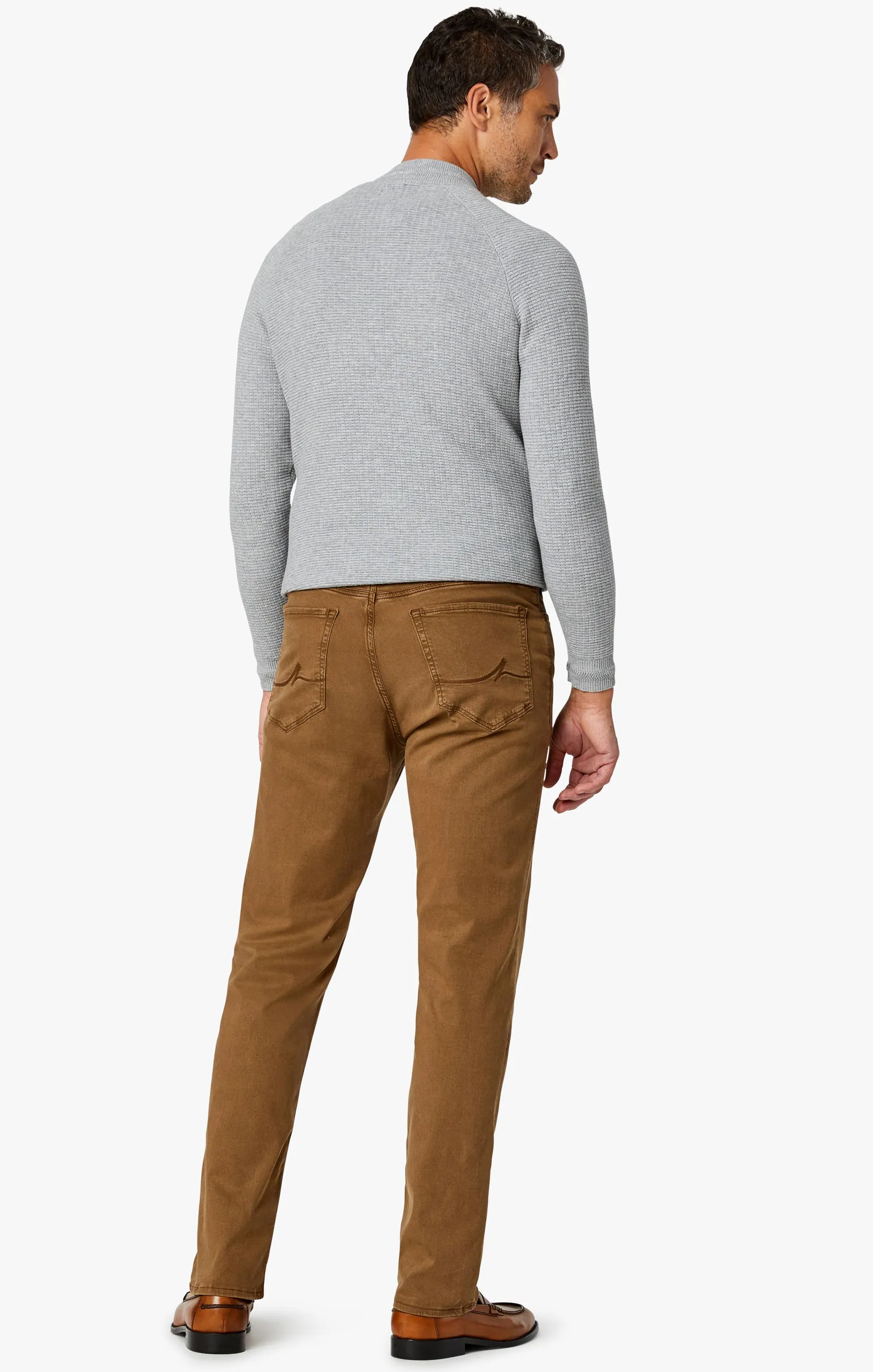 Charisma Relaxed Straight Leg in Tobacco Twill