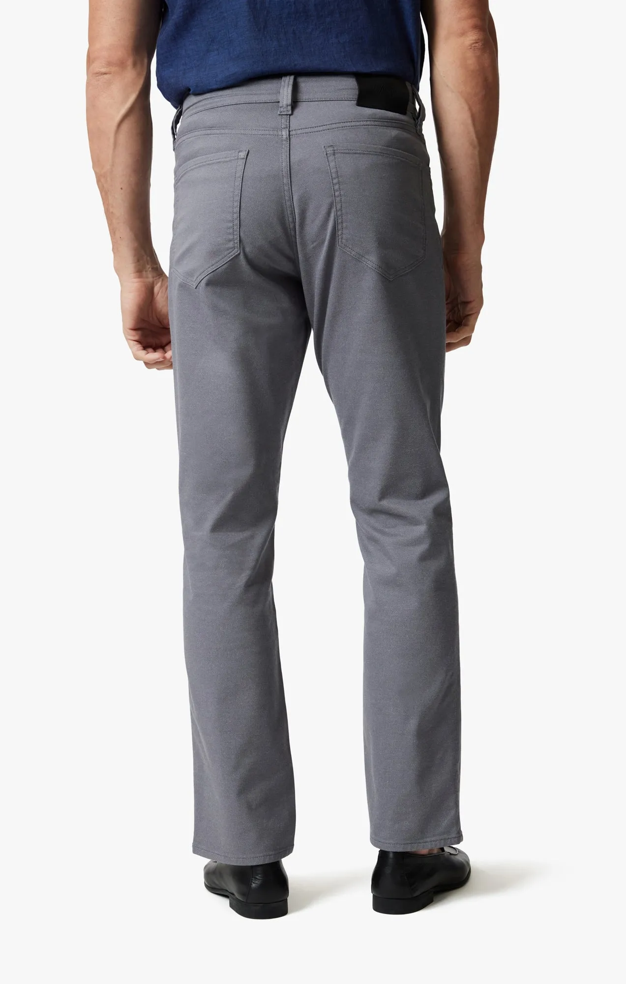 Charisma Relaxed Straight Leg Pants In Stormy Coolmax