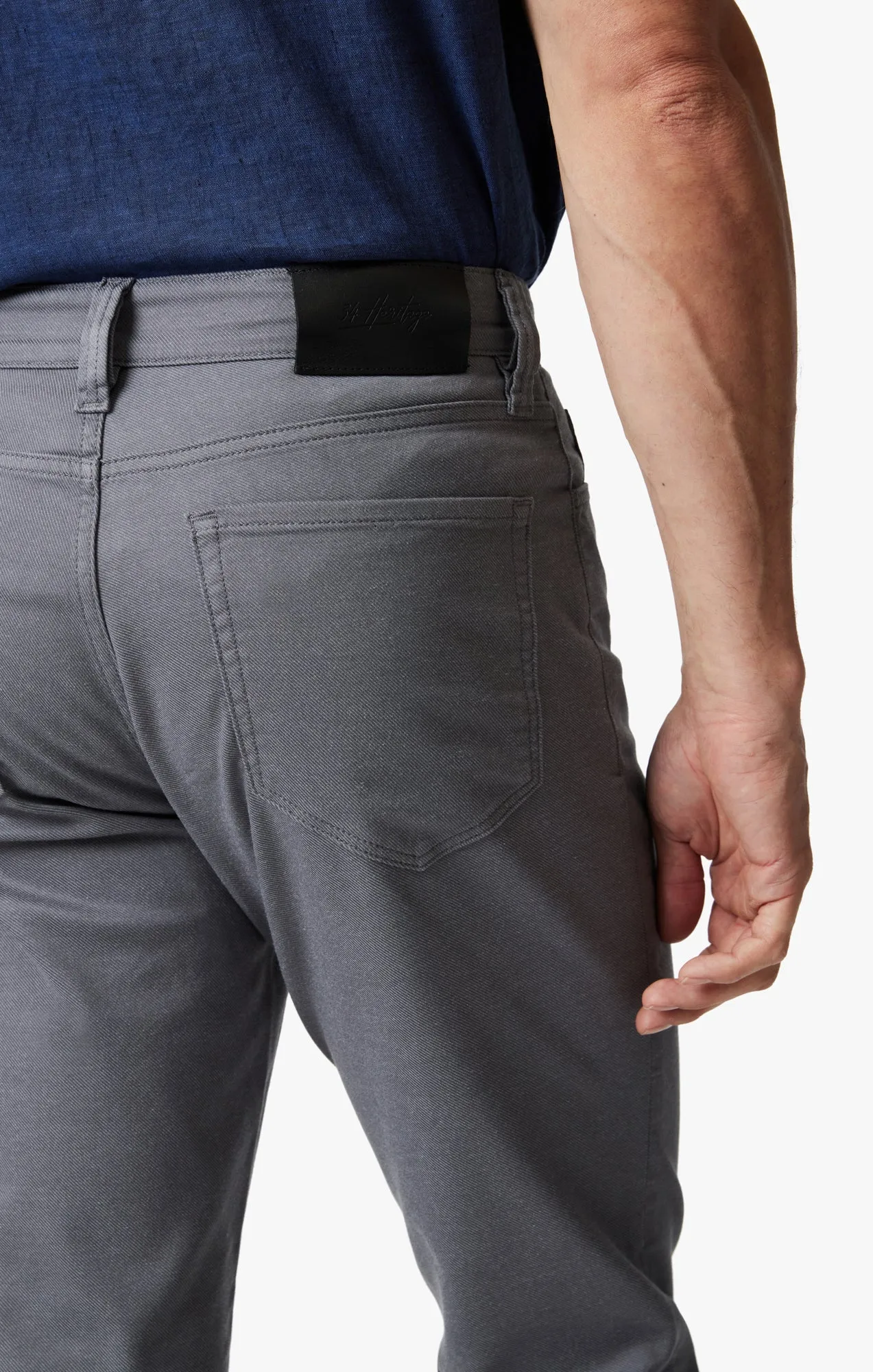 Charisma Relaxed Straight Leg Pants In Stormy Coolmax
