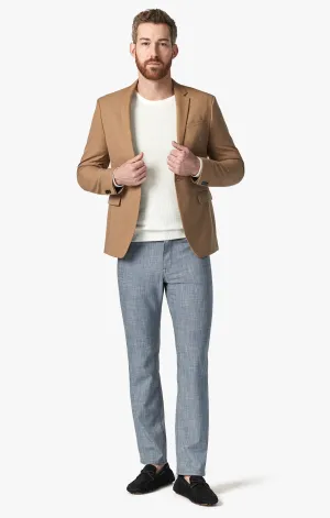 Charisma Relaxed Straight Pants in Grey Cross Twill