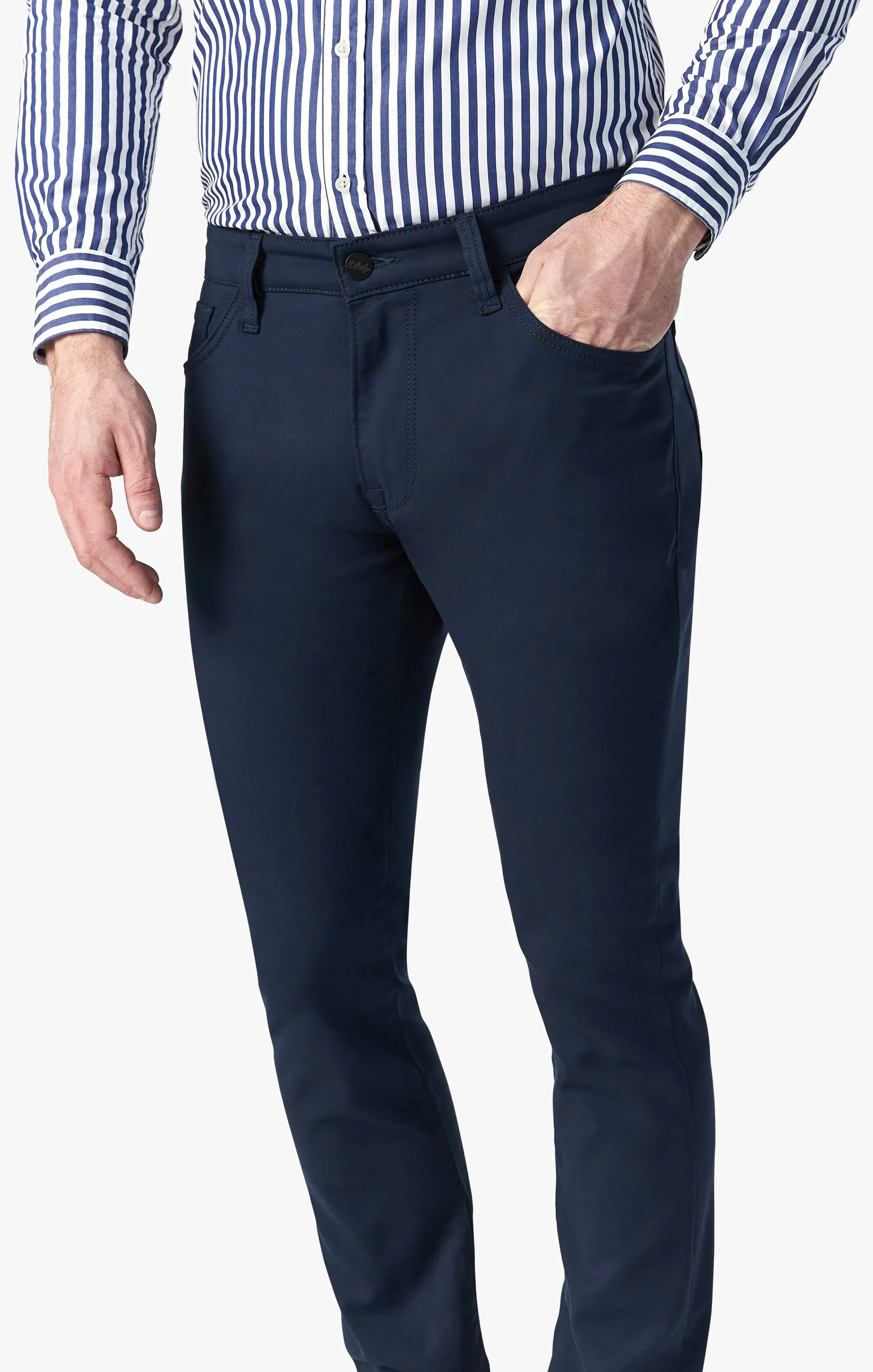 Courage Straight Leg Pants In Navy High Flyer
