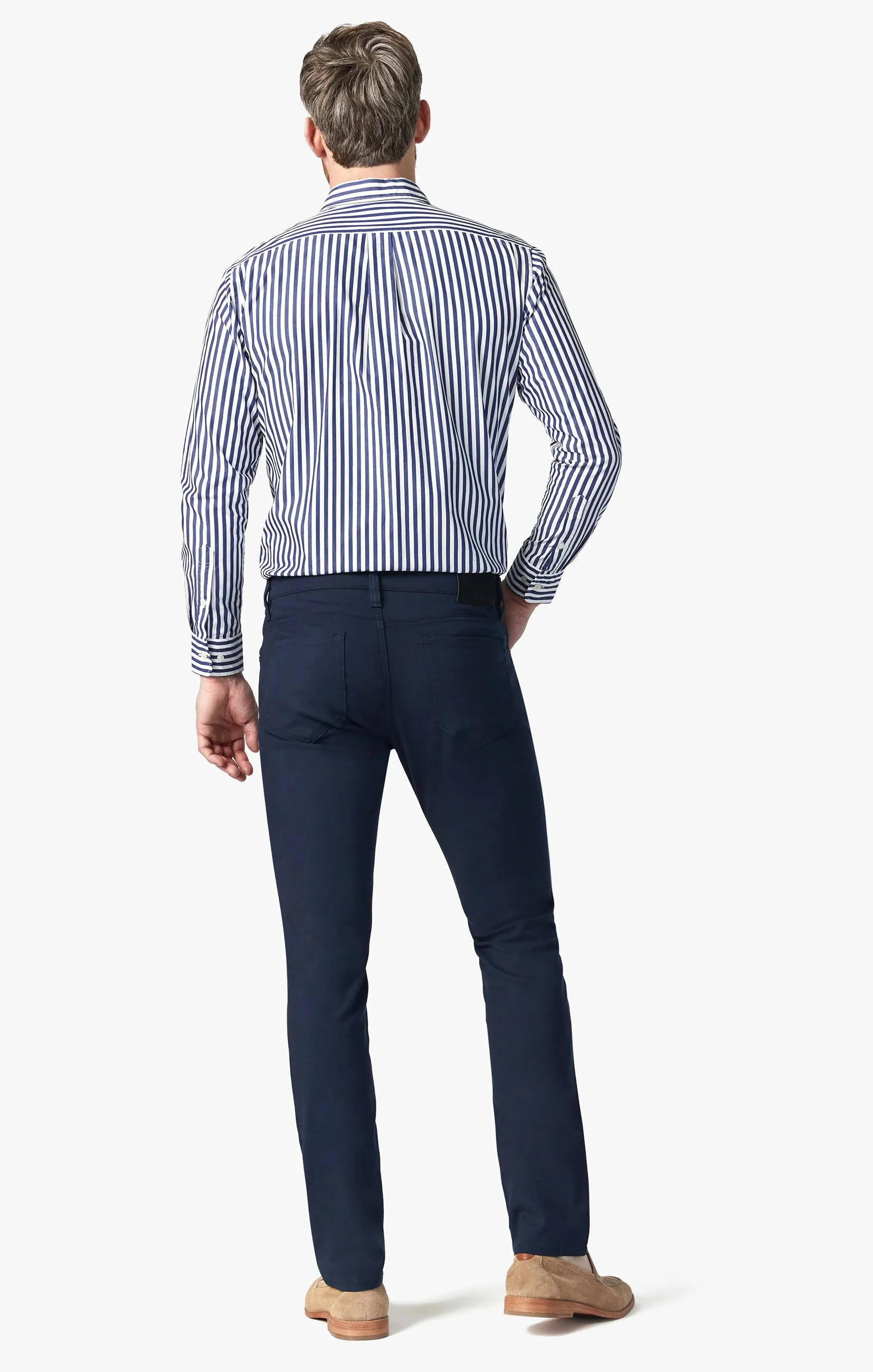 Courage Straight Leg Pants In Navy High Flyer