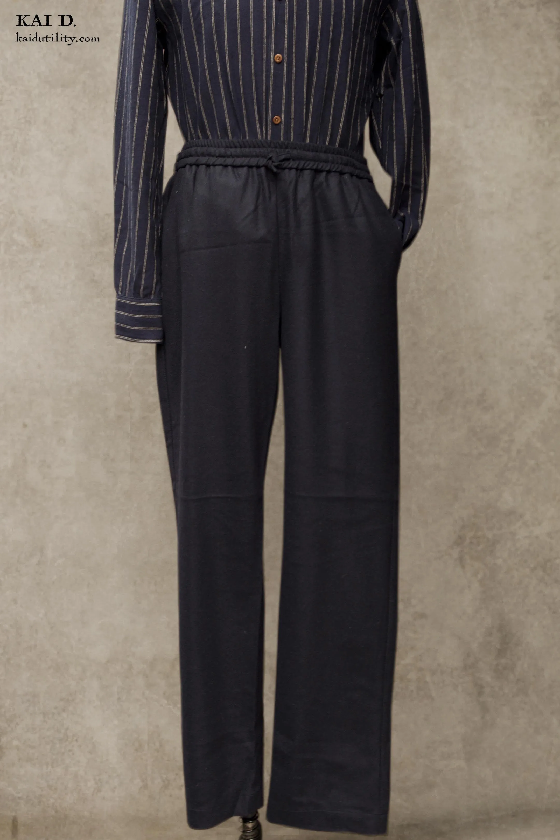 Drawstring Trousers - Virgin Wool - 46, 48