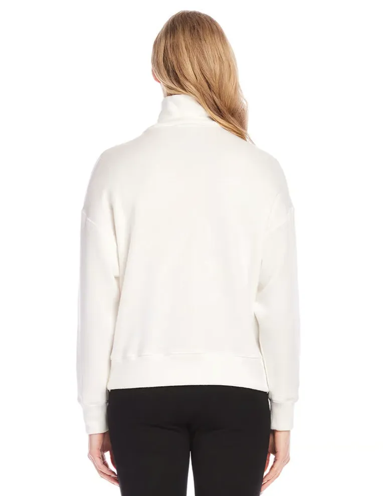 Faux Wrap Top [Ivory-3L57502]