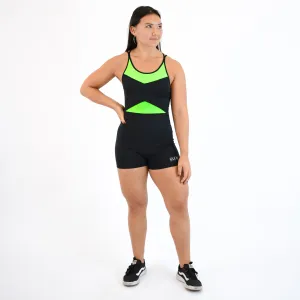 FLEO Singlet (Black   Neon Green)