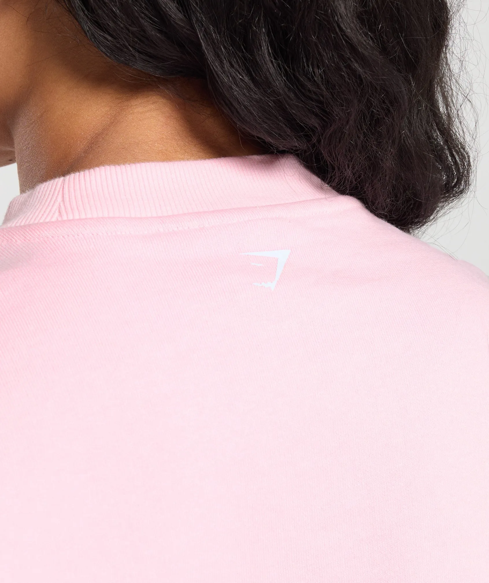Gymshark GSLC Weight Graphic Sweater - Dolly Pink
