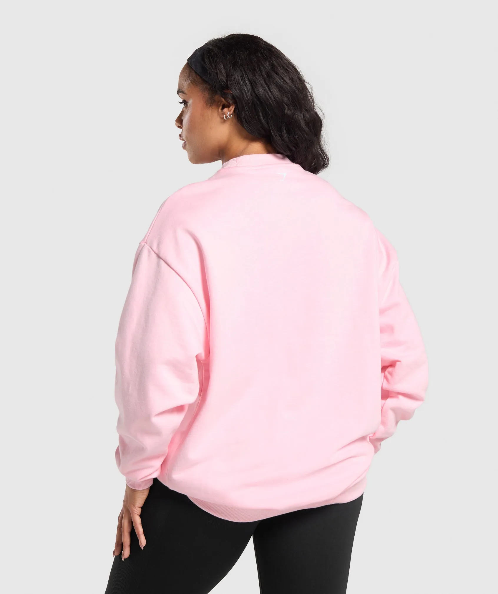 Gymshark GSLC Weight Graphic Sweater - Dolly Pink
