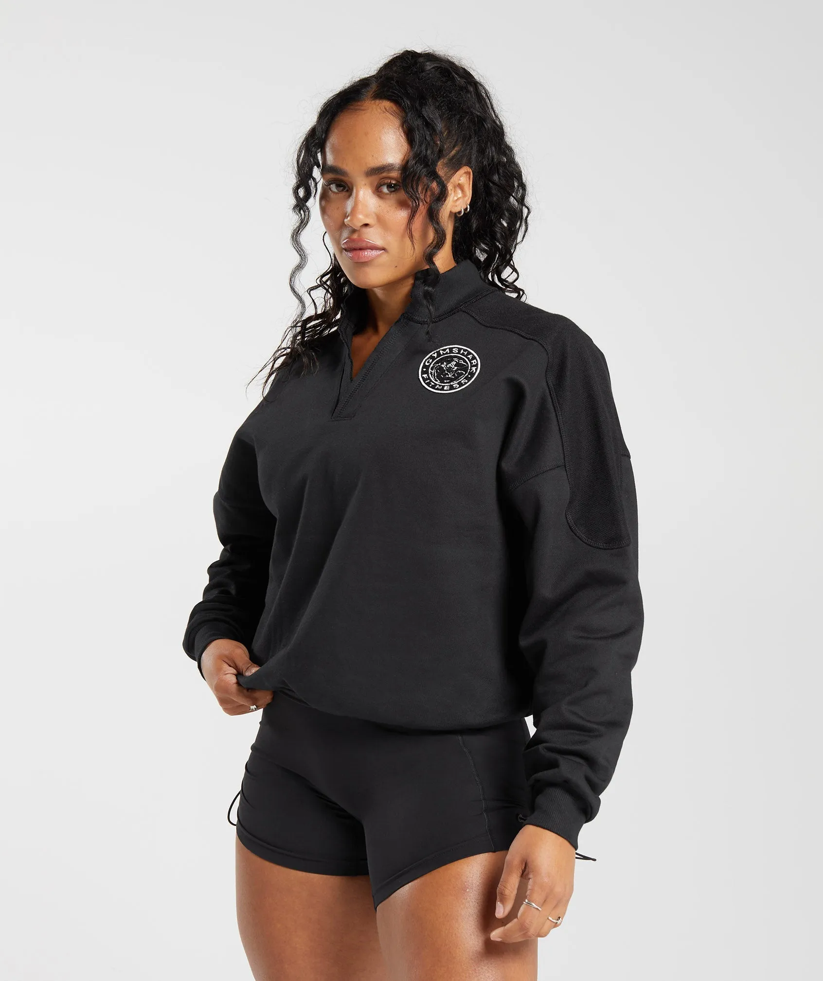 Gymshark Legacy Oversized Sweatshirt - Black