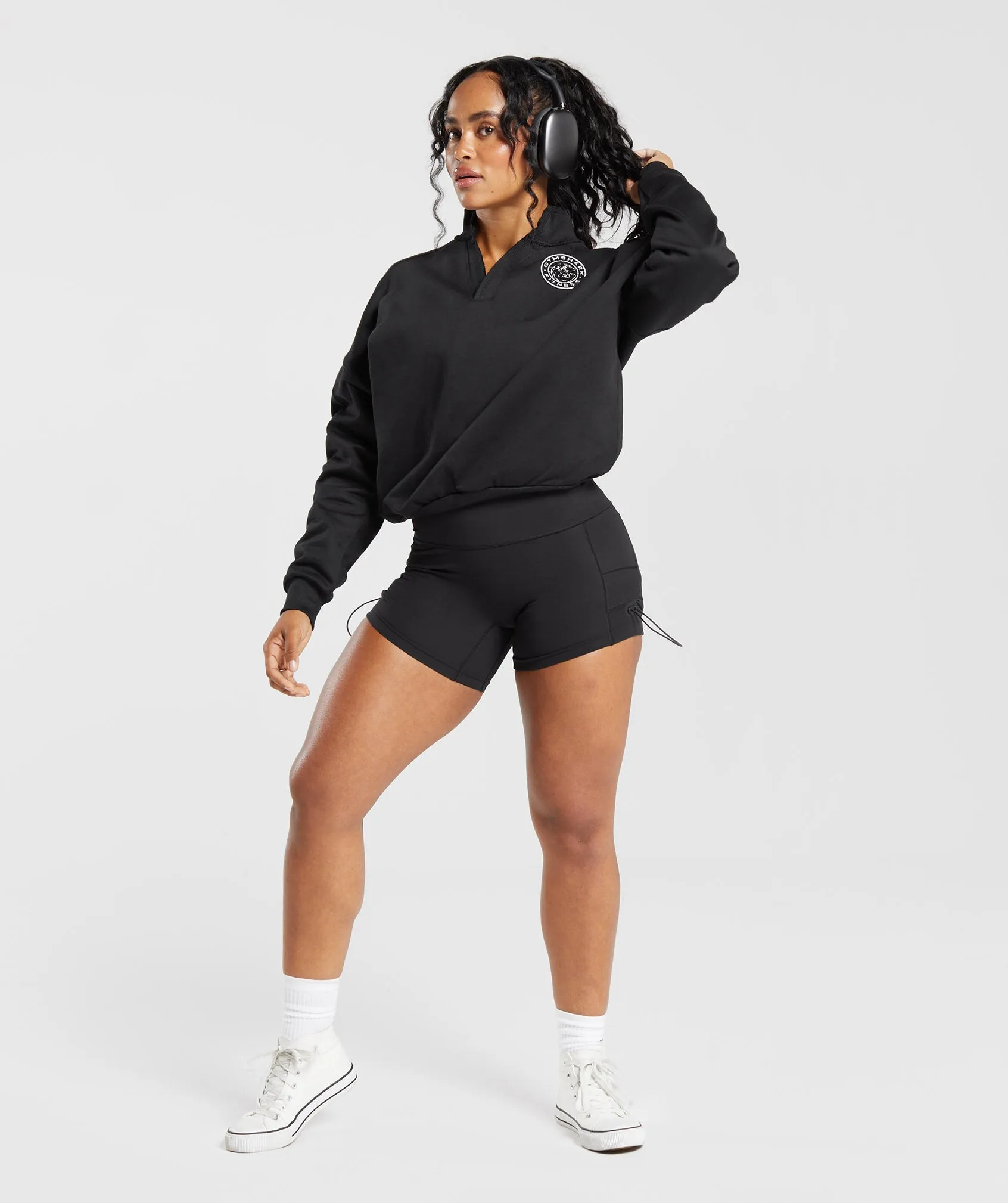 Gymshark Legacy Oversized Sweatshirt - Black