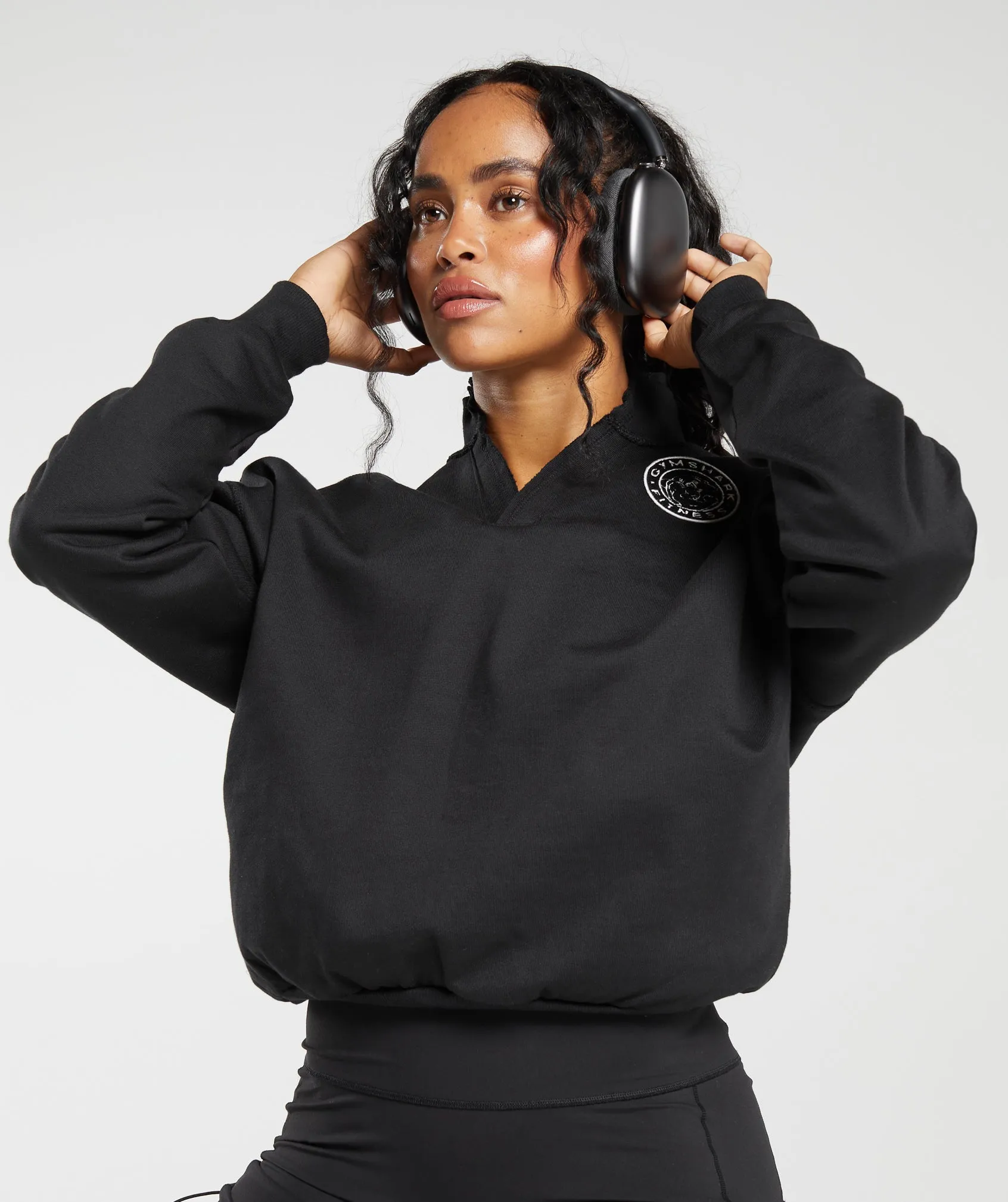 Gymshark Legacy Oversized Sweatshirt - Black