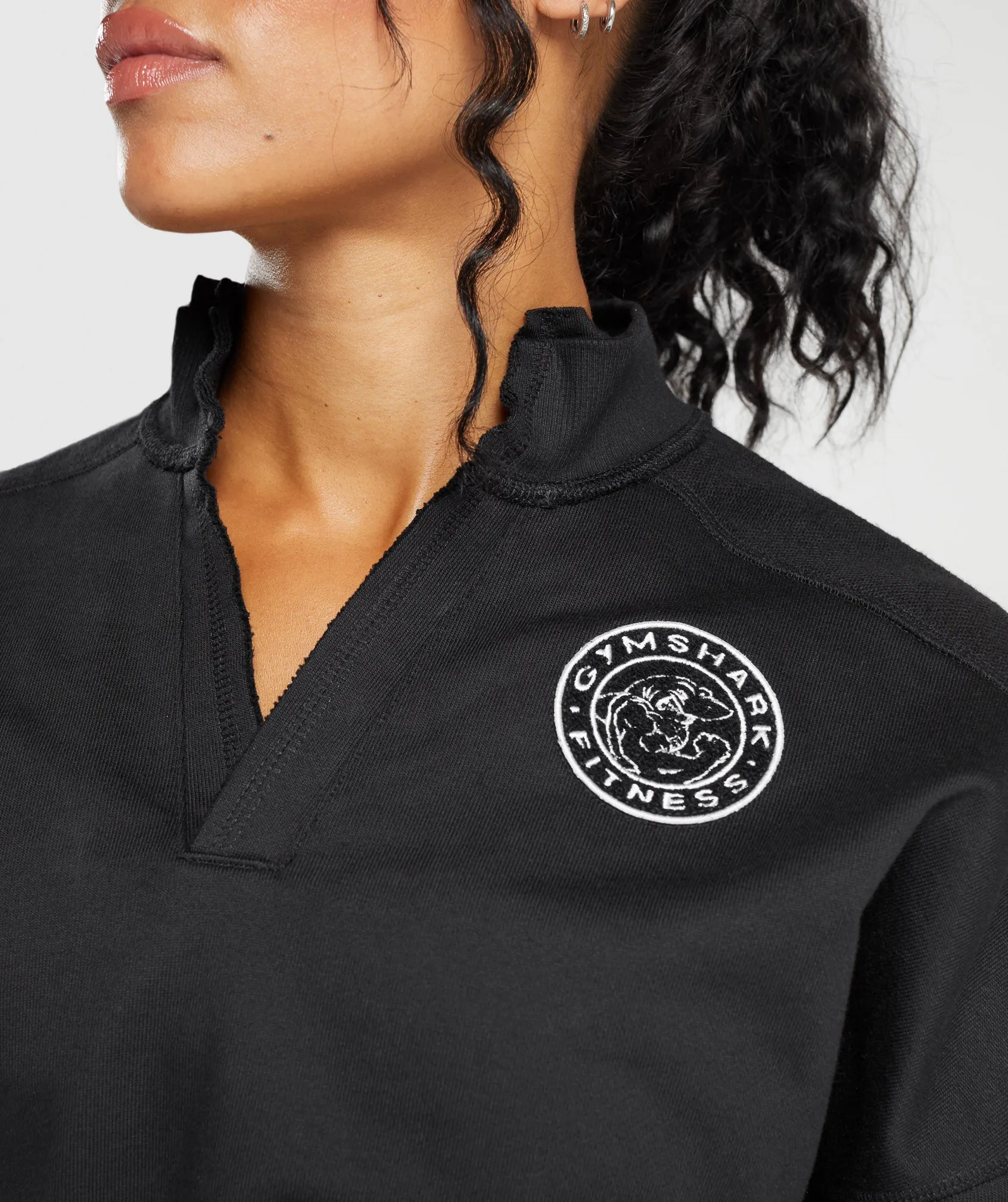 Gymshark Legacy Oversized Sweatshirt - Black