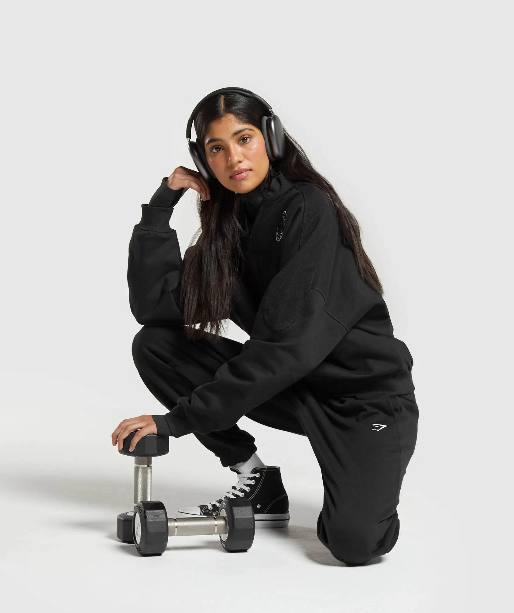 Gymshark Legacy Oversized Sweatshirt - Black