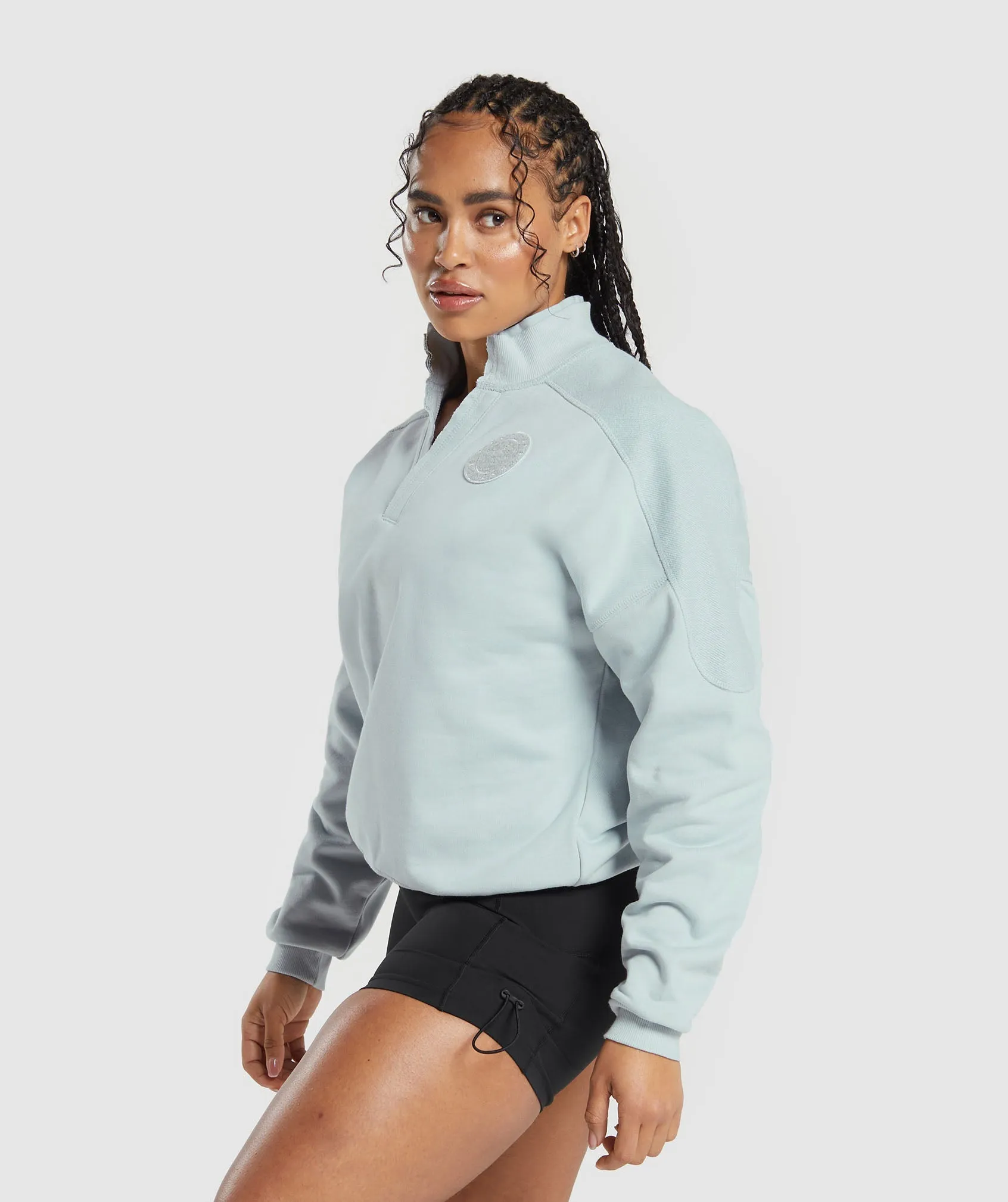 Gymshark Legacy Oversized Sweatshirt - Fresh Blue