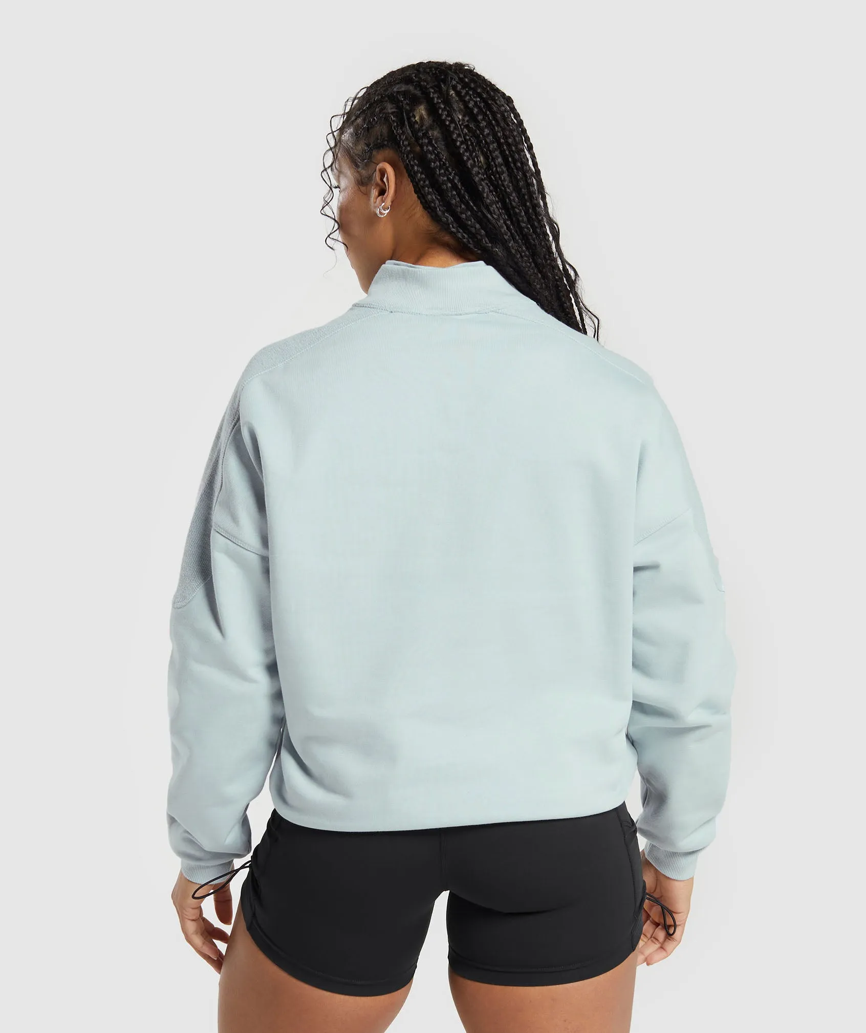 Gymshark Legacy Oversized Sweatshirt - Fresh Blue