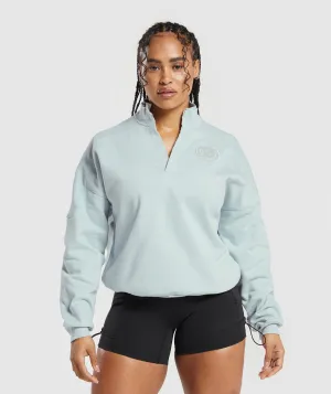 Gymshark Legacy Oversized Sweatshirt - Fresh Blue