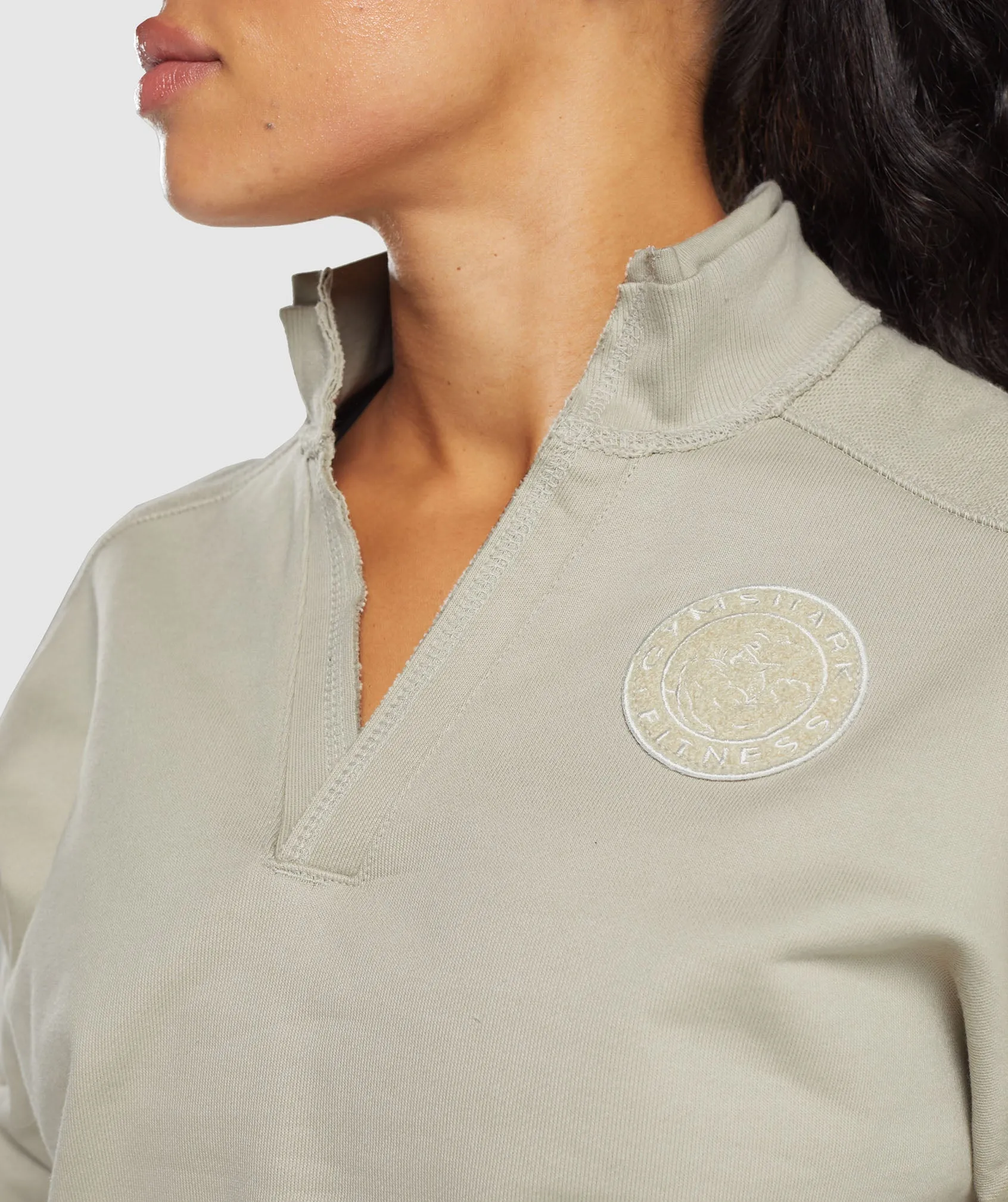 Gymshark Legacy Oversized Sweatshirt - Washed Stone Brown