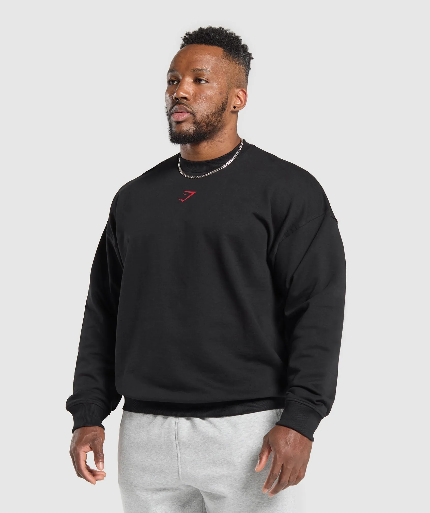 Gymshark Trophy Graphic Crew - Black
