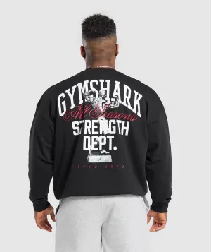 Gymshark Trophy Graphic Crew - Black