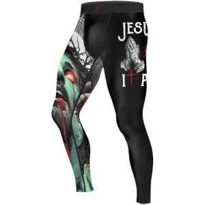 Jesus Paid All Men's Compression Leggings