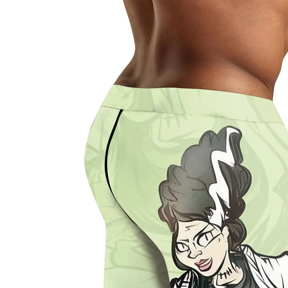 Jiu Jitsu Frankenstein Men's Compression Leggings