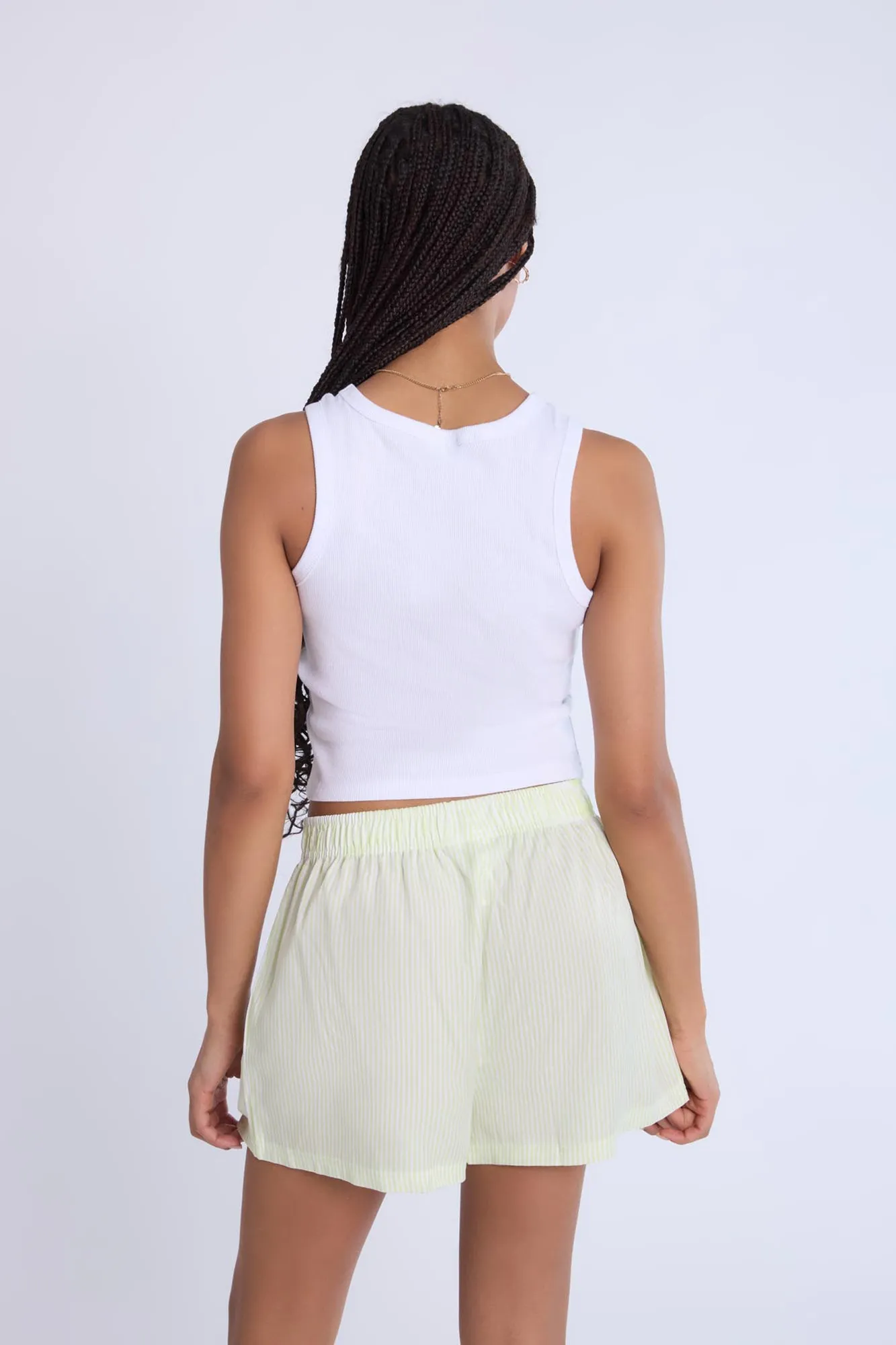 Keroppi Embroidered Pajama Tank Top And Boxer Shorts 2-Piece Set