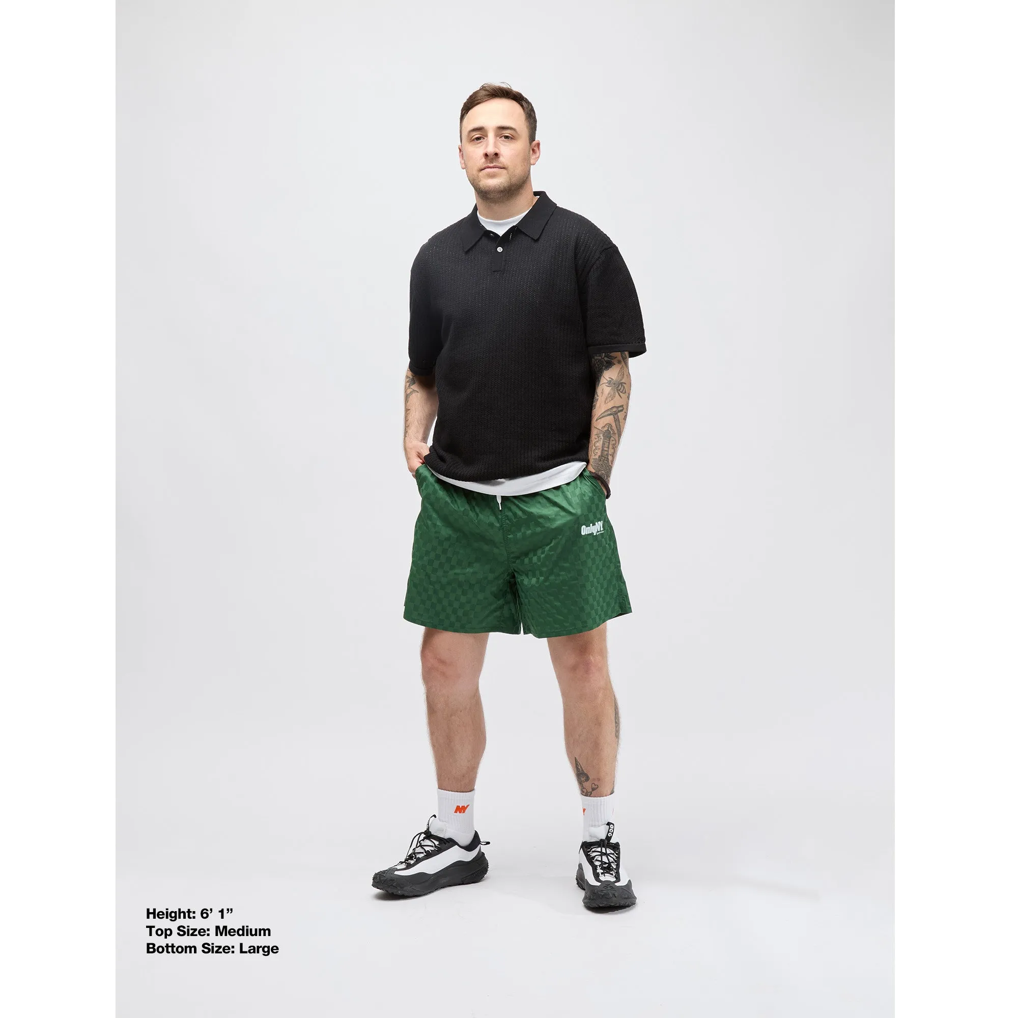 Loose Gauge Knit Polo