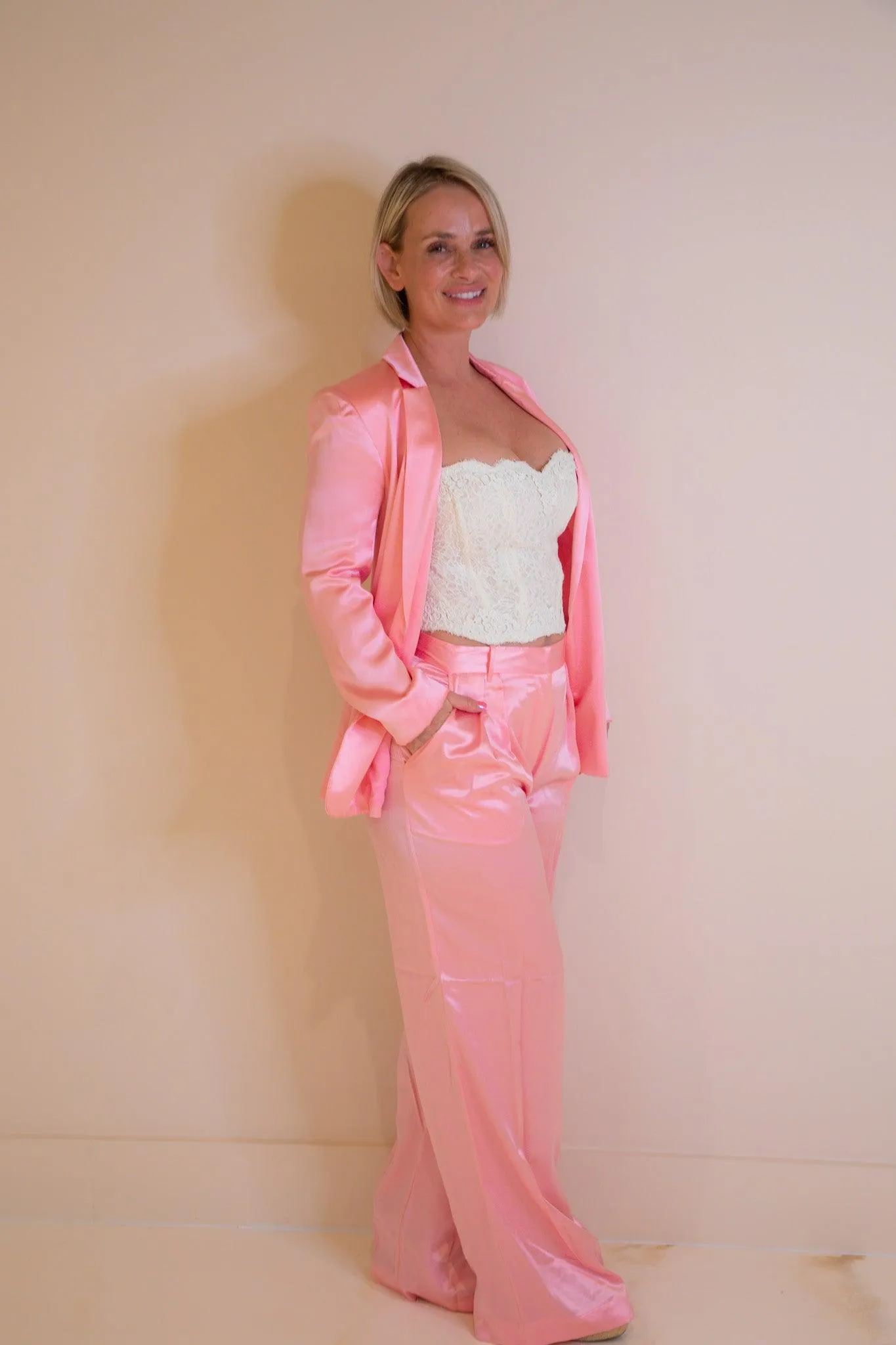 Love Shack Fancy Emberlynn Pant Pink