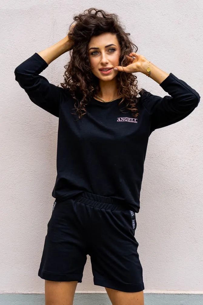 Mona Sweat Shorts Black