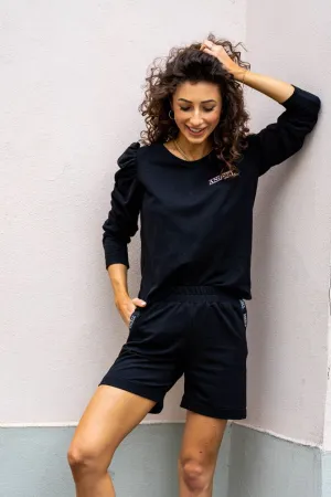 Mona Sweat Shorts Black