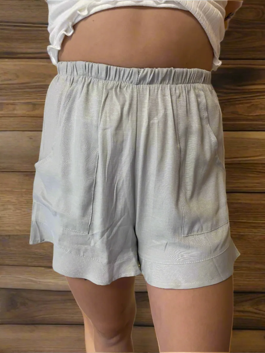 Ruffled Bottom Shorts