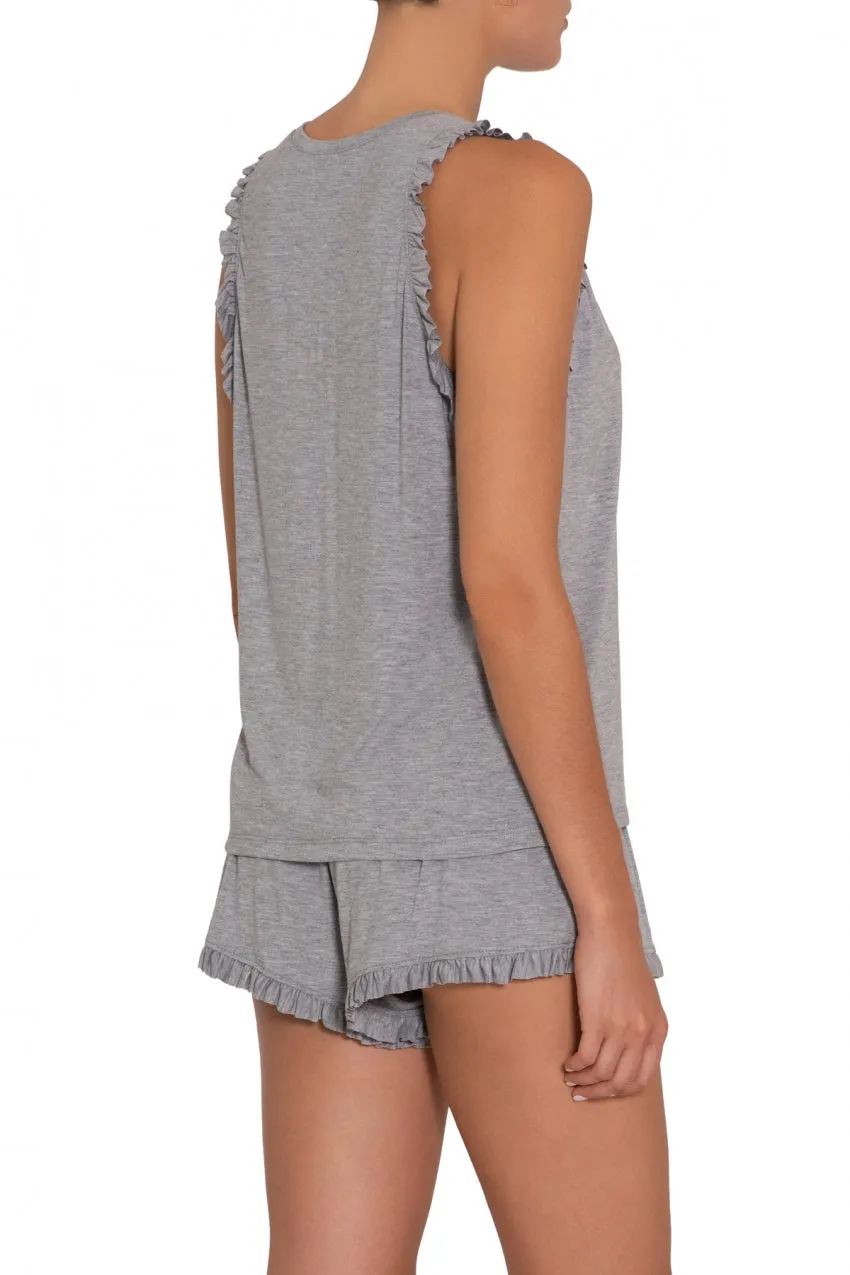 RUTHIE Caravan PJ Set in Heather Grey