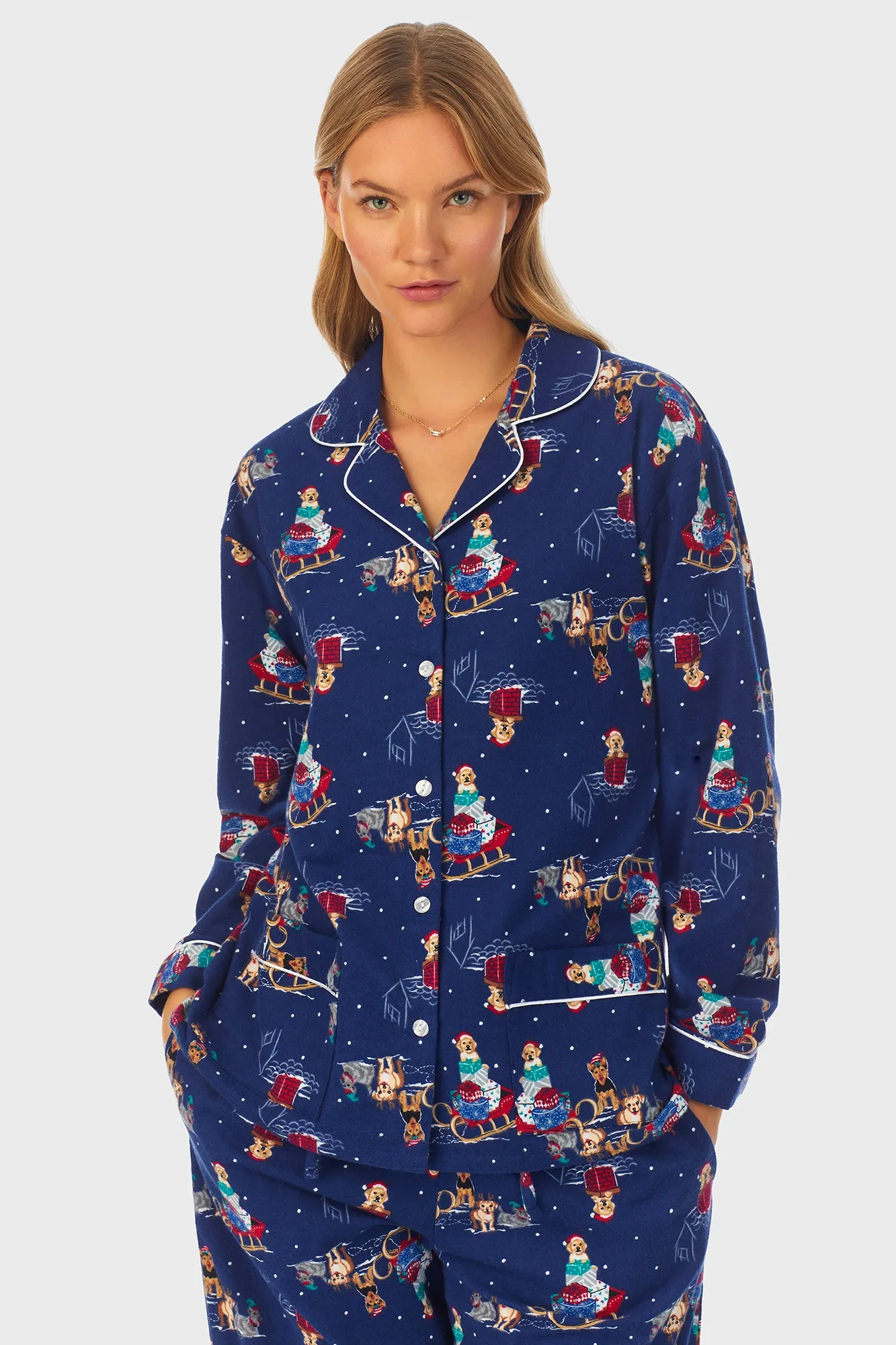 Sleigh Puppies Women's Pajama