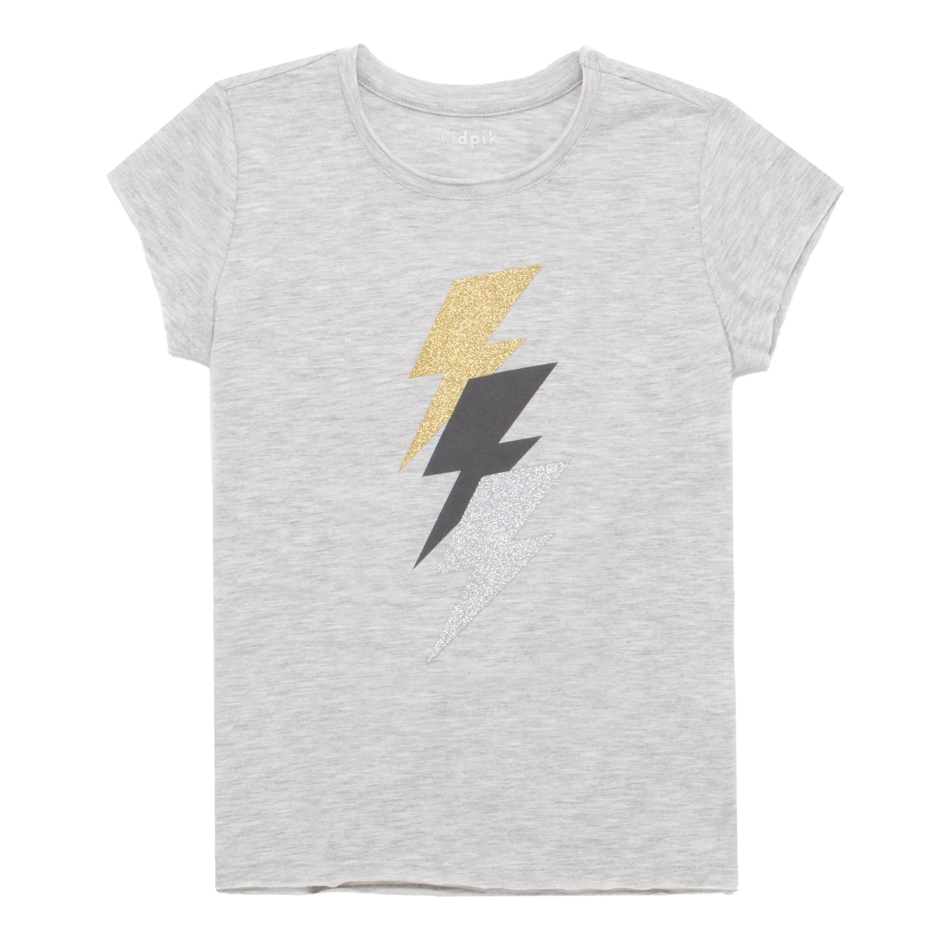 Stacked Bolt Raw Edge Tee