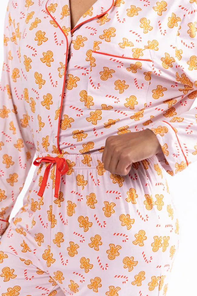 Under The Stars In Neutral Gingerbread Bamboo Pajama Pants Macy Blackwell X Pink Lily FINAL SALE