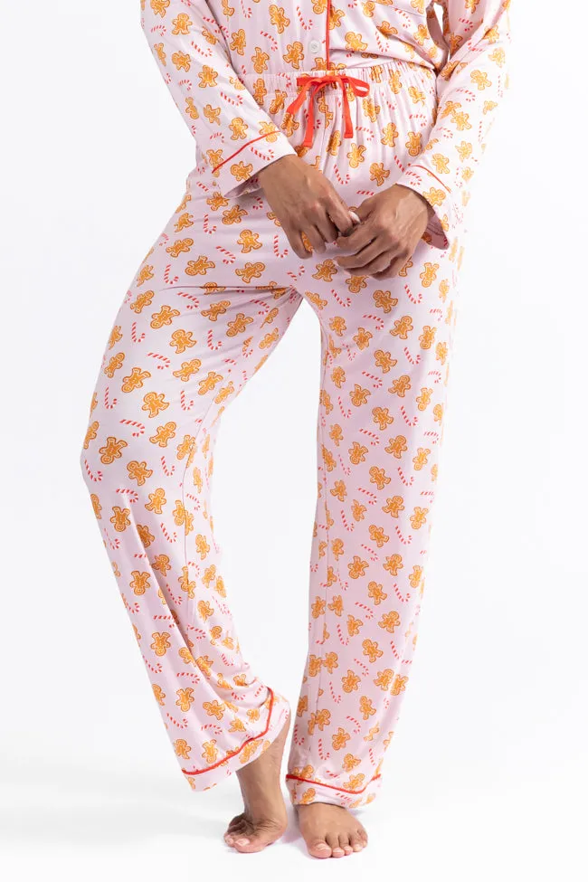 Under The Stars In Neutral Gingerbread Bamboo Pajama Pants Macy Blackwell X Pink Lily FINAL SALE