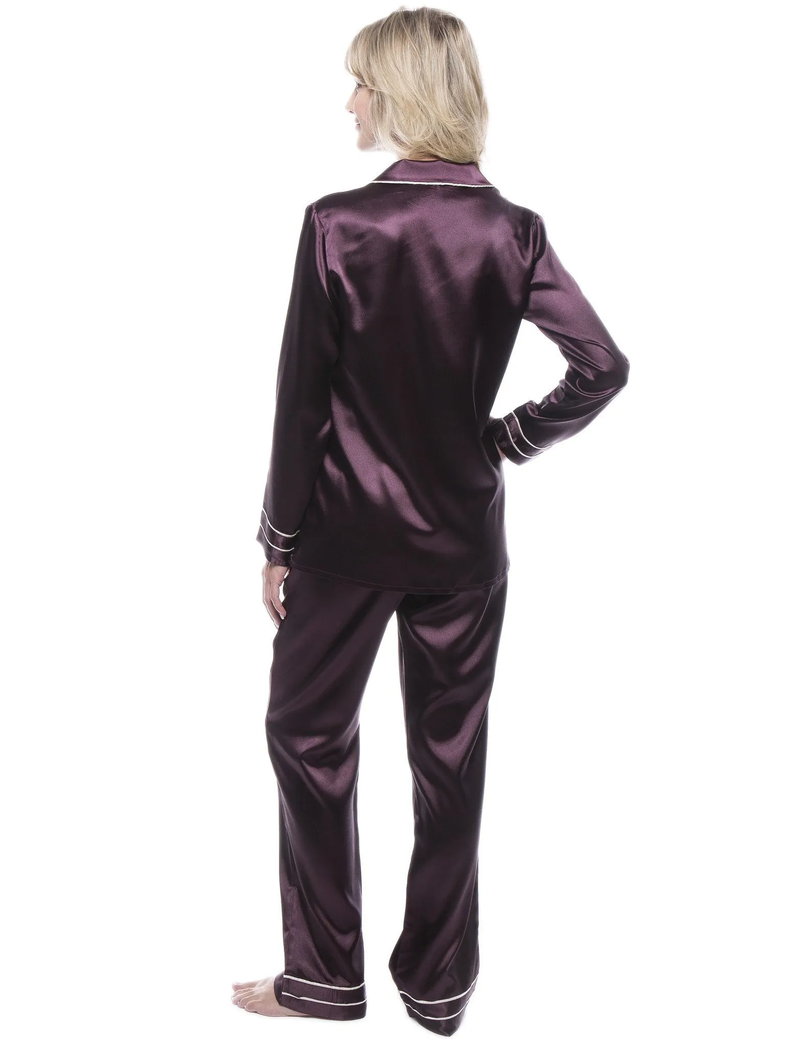 Women's Classic Satin Pajama Set
