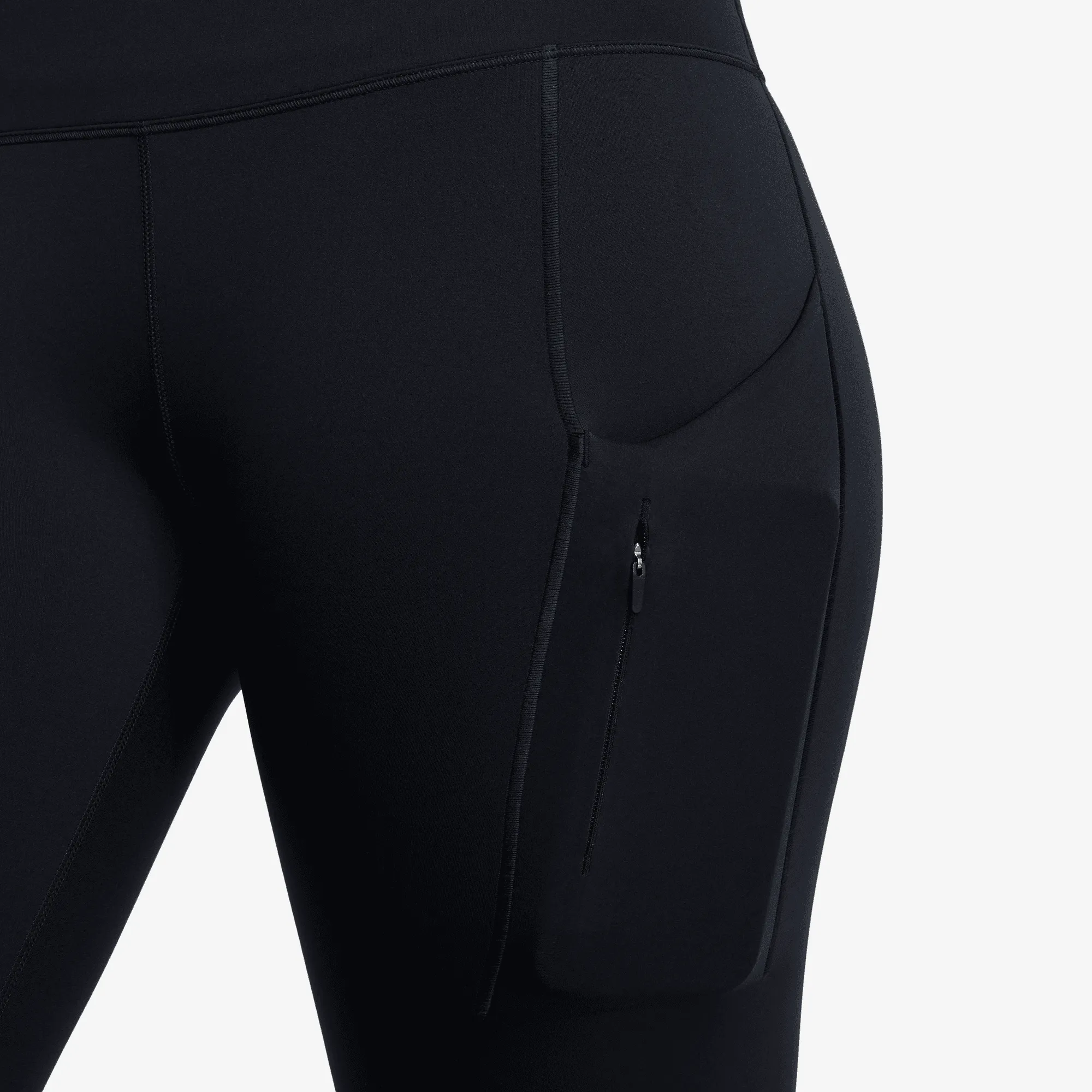 Women's Go Women's Therma-FIT High-Waisted 7/8 Leggings (010 - Black/Black)