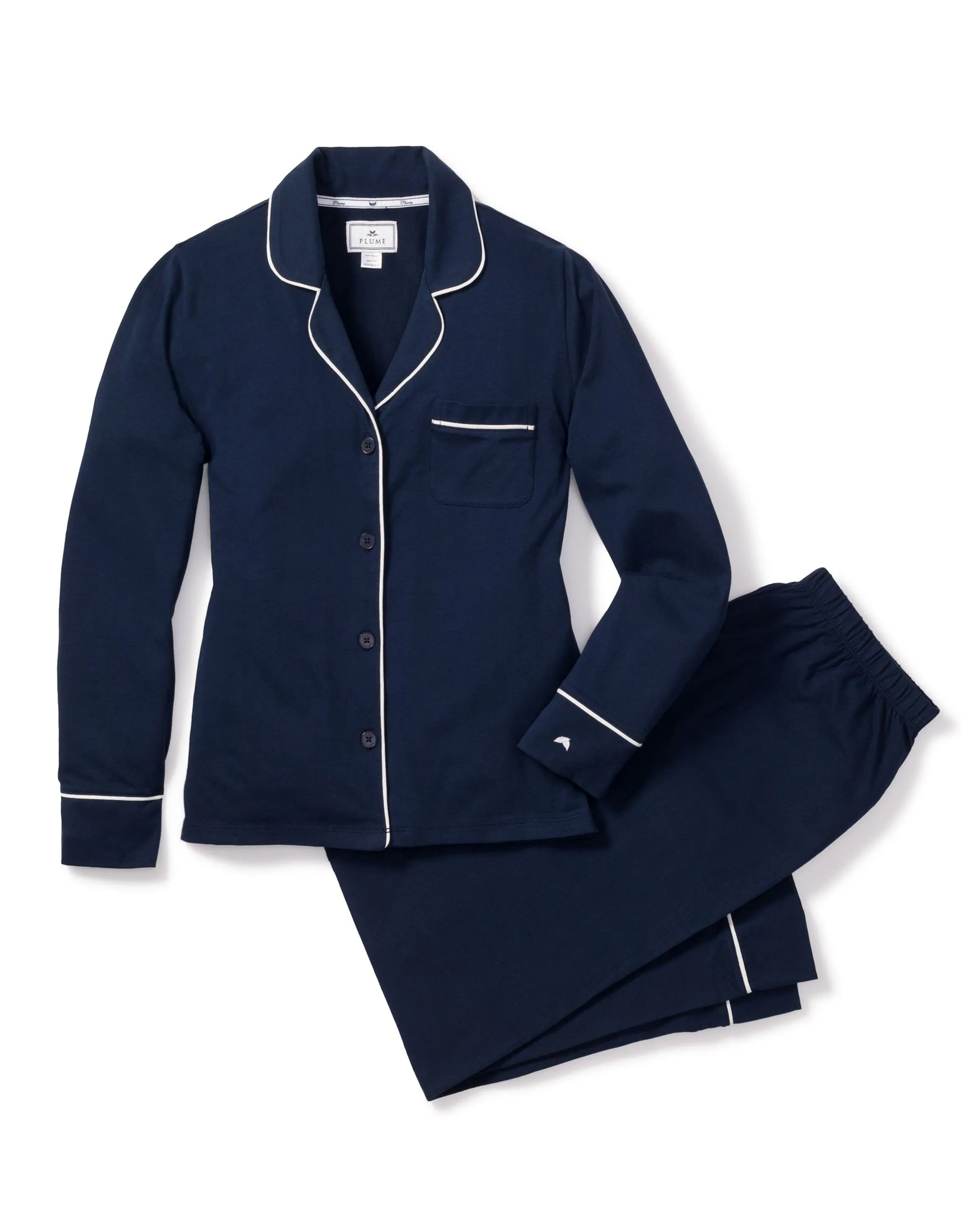 Women’s Pima Pajama Set | Navy