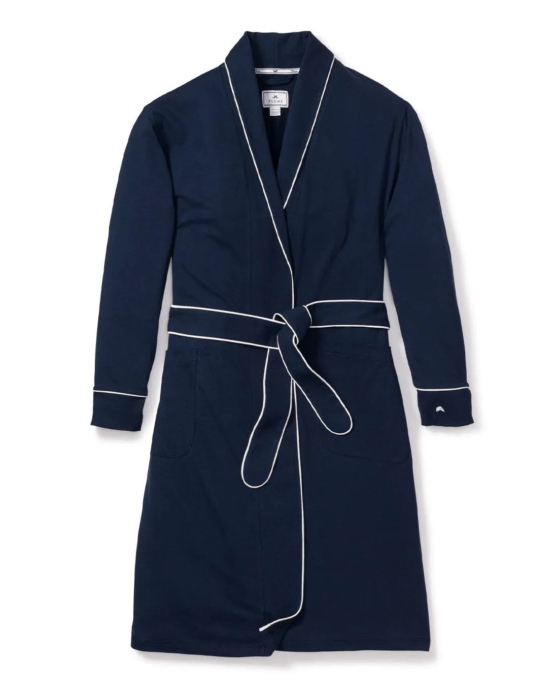 Women's Pima Robe | Navy